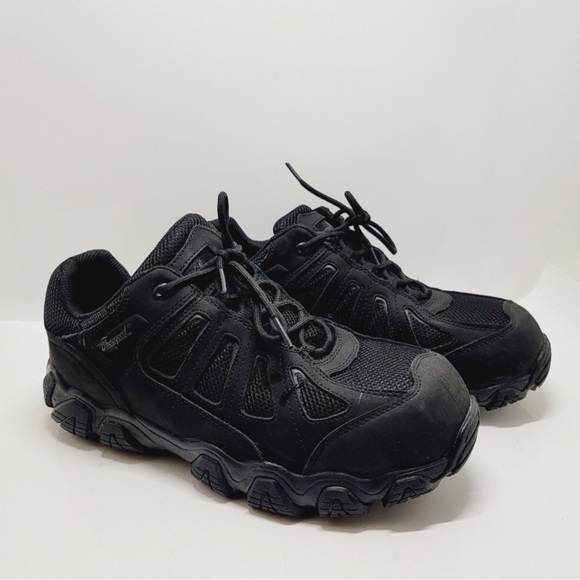 Thorogood Men 10M Crosstrex Low Black Hiking Working Steel Toe Waterproof Shoes. - Picture 14 of 16